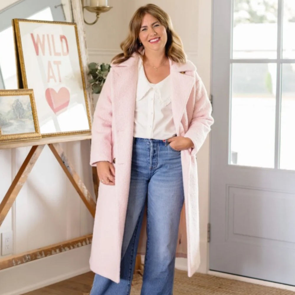 Jillian Harris x Joe Fresh Pink Winter Coat XS